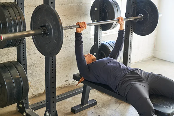 Man working out.